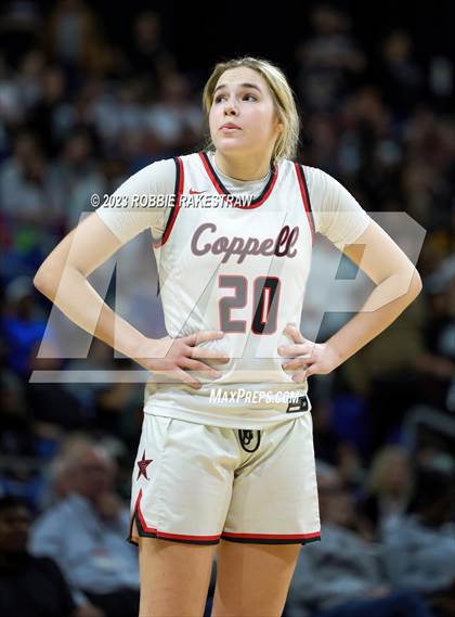 Thumbnail 1 in Coppell vs. Clark (UIL 5A Basketball State Semifinal) photogallery.