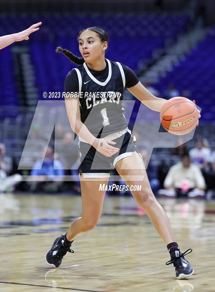 Thumbnail 2 in Coppell vs. Clark (UIL 5A Basketball State Semifinal) photogallery.