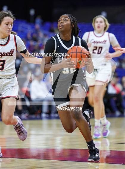 Thumbnail 2 in Coppell vs. Clark (UIL 5A Basketball State Semifinal) photogallery.
