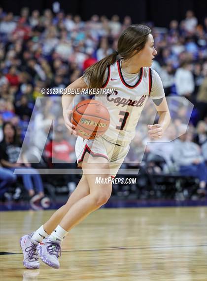 Thumbnail 1 in Coppell vs. Clark (UIL 5A Basketball State Semifinal) photogallery.