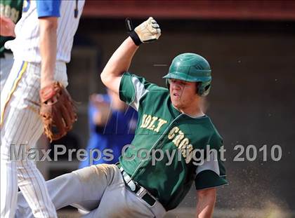 Thumbnail 2 in Bacon Academy @ Holy Cross (CIAC Class M 2nd Round) photogallery.