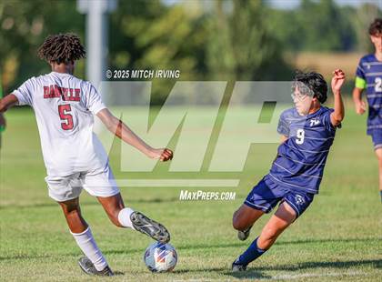 Thumbnail 2 in Danville vs Tri-West Hendricks photogallery.