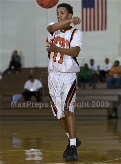 Thumbnail 2 in Summit vs. West (Whataburger Basketball Tournament) photogallery.