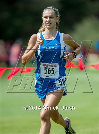 Thumbnail 3 in Stanford Invitational Girls 5K Seeded Race photogallery.
