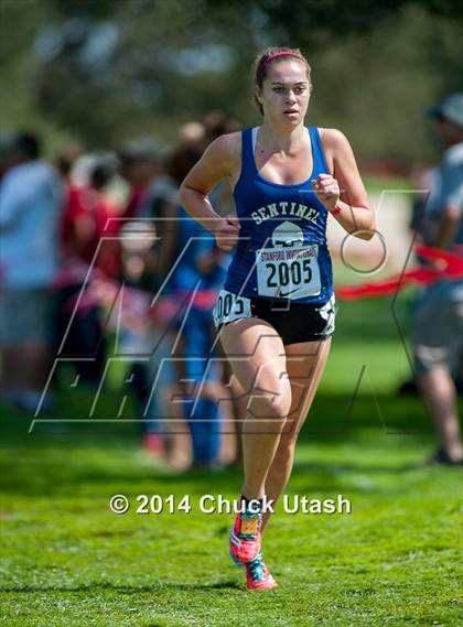 Thumbnail 2 in Stanford Invitational Girls 5K Seeded Race photogallery.