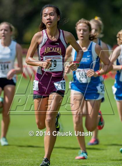 Thumbnail 3 in Stanford Invitational Girls 5K Seeded Race photogallery.