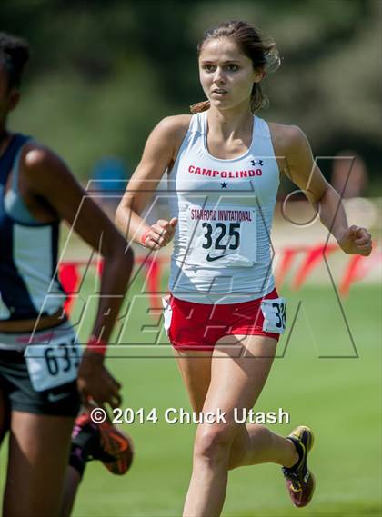 Thumbnail 3 in Stanford Invitational Girls 5K Seeded Race photogallery.