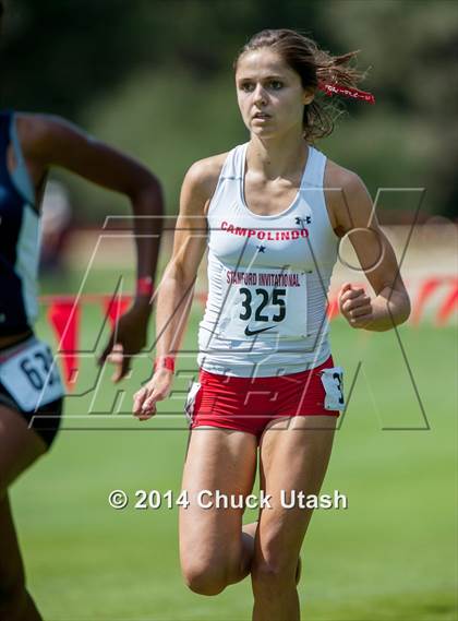 Thumbnail 1 in Stanford Invitational Girls 5K Seeded Race photogallery.