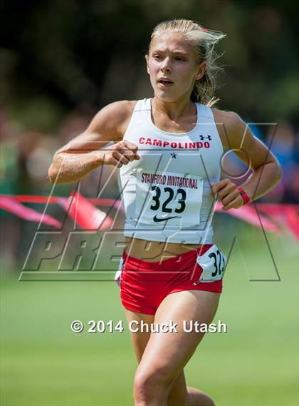 Thumbnail 3 in Stanford Invitational Girls 5K Seeded Race photogallery.