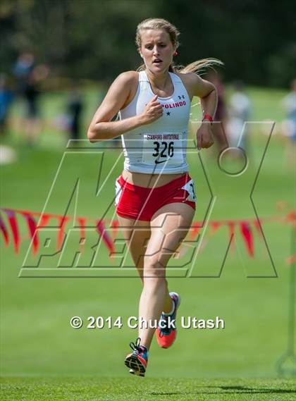 Thumbnail 2 in Stanford Invitational Girls 5K Seeded Race photogallery.