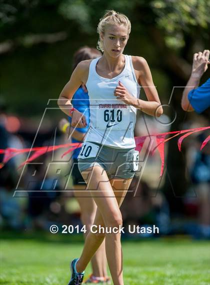 Thumbnail 3 in Stanford Invitational Girls 5K Seeded Race photogallery.