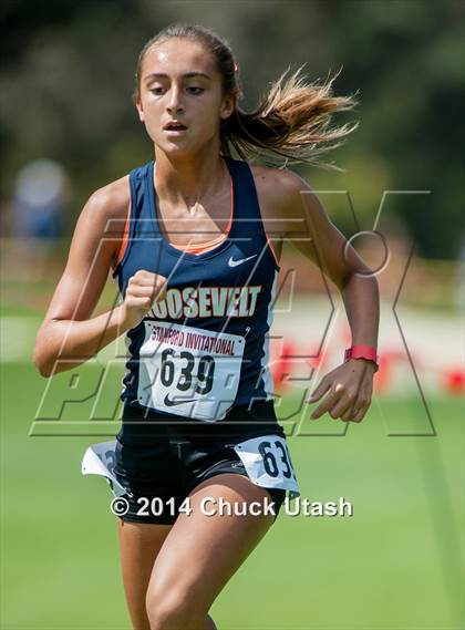 Thumbnail 2 in Stanford Invitational Girls 5K Seeded Race photogallery.