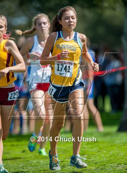 Thumbnail 2 in Stanford Invitational Girls 5K Seeded Race photogallery.