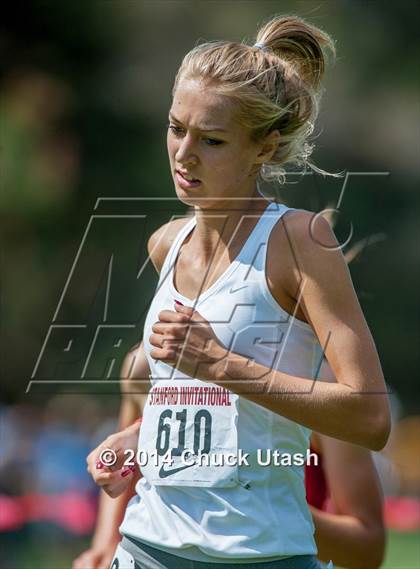 Thumbnail 3 in Stanford Invitational Girls 5K Seeded Race photogallery.