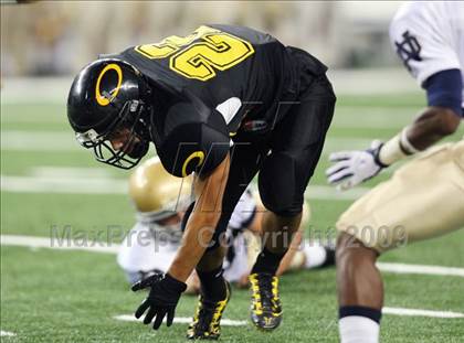 Thumbnail 1 in Klein Oak vs. Notre Dame (Kirk Herbstreit Varsity Football Classic) photogallery.