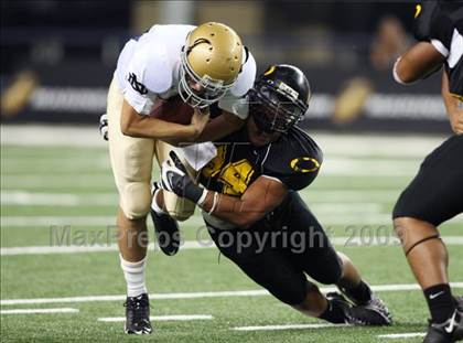 Thumbnail 1 in Klein Oak vs. Notre Dame (Kirk Herbstreit Varsity Football Classic) photogallery.