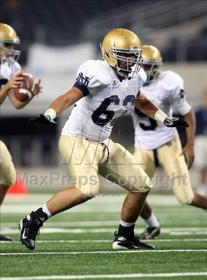 Thumbnail 1 in Klein Oak vs. Notre Dame (Kirk Herbstreit Varsity Football Classic) photogallery.