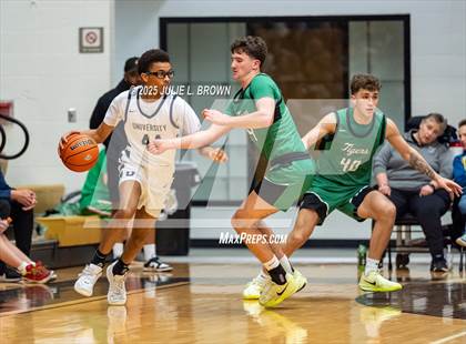 Thumbnail 2 in Triton Central vs. University (IHSAA 2A Lebanon Regional) photogallery.