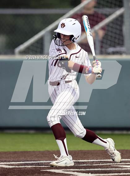 Thumbnail 1 in Round Rock @ Dripping Springs (UIL 6A Softball Bi-District Playoff) photogallery.
