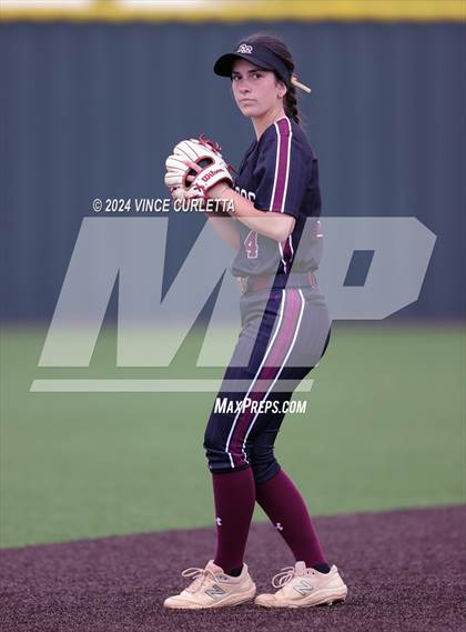 Thumbnail 2 in Round Rock @ Dripping Springs (UIL 6A Softball Bi-District Playoff) photogallery.
