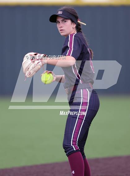 Thumbnail 2 in Round Rock @ Dripping Springs (UIL 6A Softball Bi-District Playoff) photogallery.