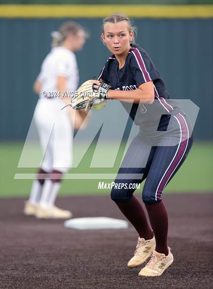 Thumbnail 1 in Round Rock @ Dripping Springs (UIL 6A Softball Bi-District Playoff) photogallery.