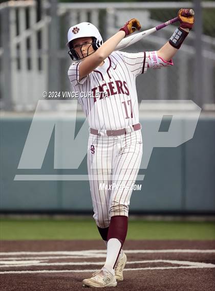 Thumbnail 3 in Round Rock @ Dripping Springs (UIL 6A Softball Bi-District Playoff) photogallery.