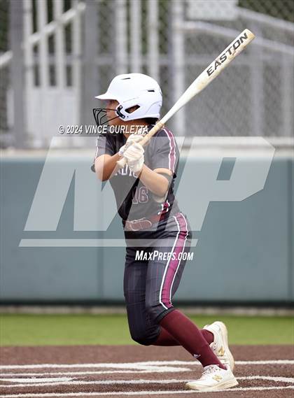 Thumbnail 3 in Round Rock @ Dripping Springs (UIL 6A Softball Bi-District Playoff) photogallery.