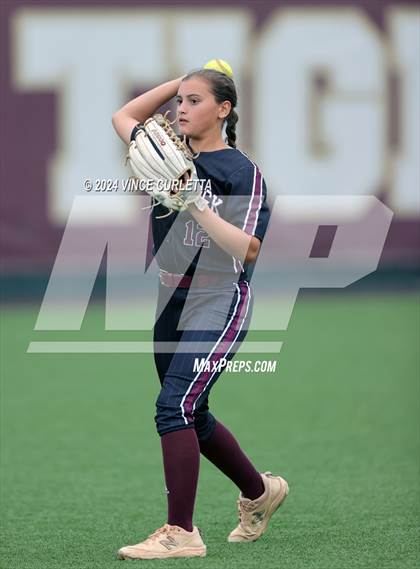 Thumbnail 1 in Round Rock @ Dripping Springs (UIL 6A Softball Bi-District Playoff) photogallery.