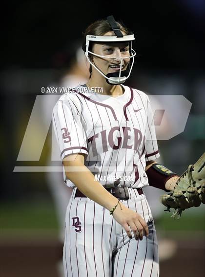 Thumbnail 3 in Round Rock @ Dripping Springs (UIL 6A Softball Bi-District Playoff) photogallery.