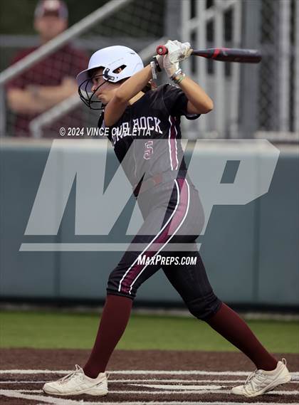 Thumbnail 3 in Round Rock @ Dripping Springs (UIL 6A Softball Bi-District Playoff) photogallery.