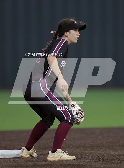 Thumbnail 3 in Round Rock @ Dripping Springs (UIL 6A Softball Bi-District Playoff) photogallery.