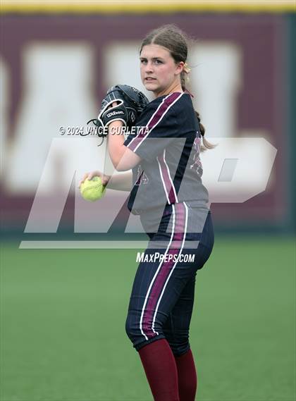 Thumbnail 3 in Round Rock @ Dripping Springs (UIL 6A Softball Bi-District Playoff) photogallery.