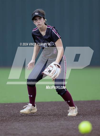 Thumbnail 1 in Round Rock @ Dripping Springs (UIL 6A Softball Bi-District Playoff) photogallery.
