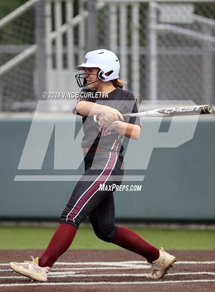 Thumbnail 2 in Round Rock @ Dripping Springs (UIL 6A Softball Bi-District Playoff) photogallery.