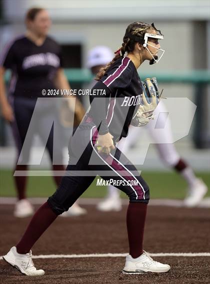 Thumbnail 1 in Round Rock @ Dripping Springs (UIL 6A Softball Bi-District Playoff) photogallery.