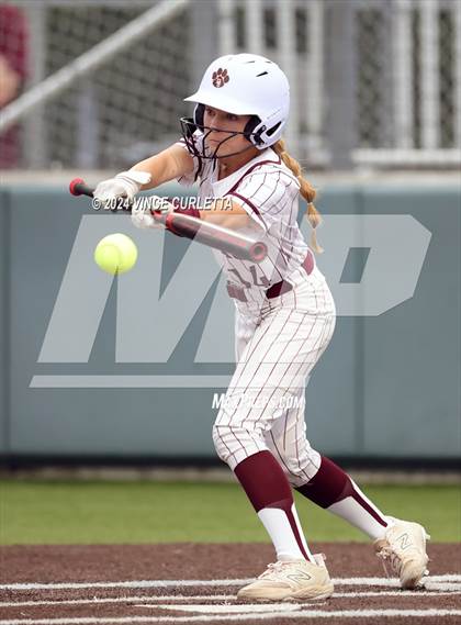 Thumbnail 3 in Round Rock @ Dripping Springs (UIL 6A Softball Bi-District Playoff) photogallery.
