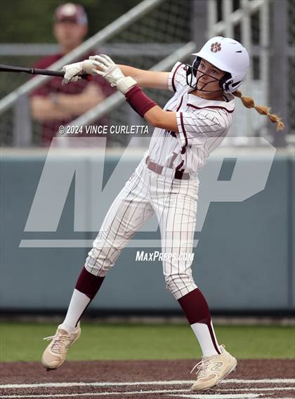 Thumbnail 2 in Round Rock @ Dripping Springs (UIL 6A Softball Bi-District Playoff) photogallery.