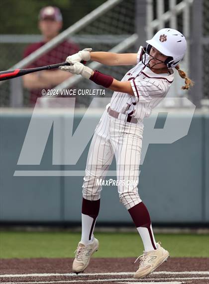 Thumbnail 1 in Round Rock @ Dripping Springs (UIL 6A Softball Bi-District Playoff) photogallery.