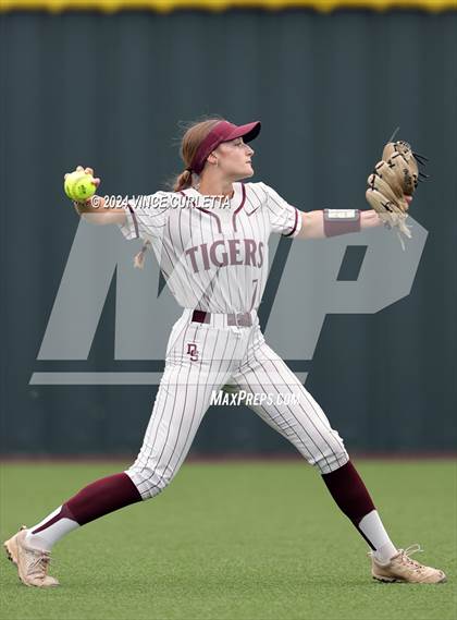 Thumbnail 1 in Round Rock @ Dripping Springs (UIL 6A Softball Bi-District Playoff) photogallery.
