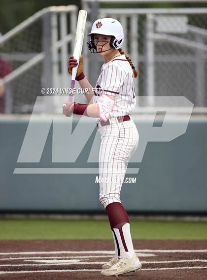 Thumbnail 2 in Round Rock @ Dripping Springs (UIL 6A Softball Bi-District Playoff) photogallery.