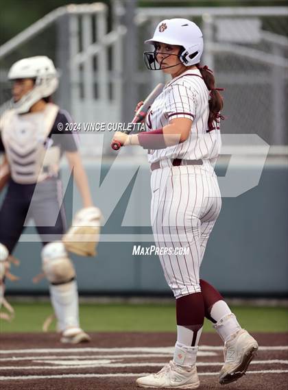 Thumbnail 2 in Round Rock @ Dripping Springs (UIL 6A Softball Bi-District Playoff) photogallery.