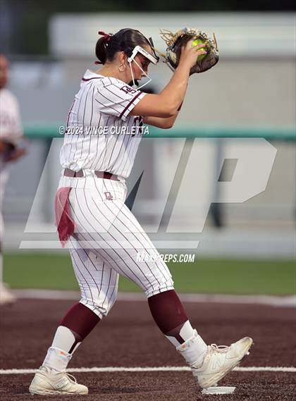Thumbnail 1 in Round Rock @ Dripping Springs (UIL 6A Softball Bi-District Playoff) photogallery.