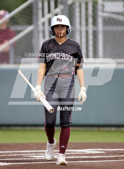 Thumbnail 1 in Round Rock @ Dripping Springs (UIL 6A Softball Bi-District Playoff) photogallery.