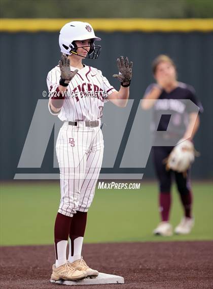 Thumbnail 3 in Round Rock @ Dripping Springs (UIL 6A Softball Bi-District Playoff) photogallery.