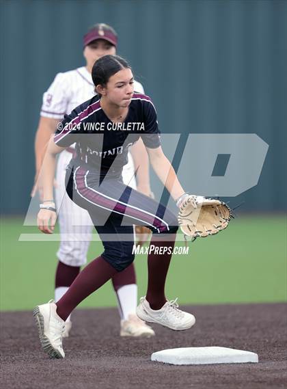 Thumbnail 2 in Round Rock @ Dripping Springs (UIL 6A Softball Bi-District Playoff) photogallery.
