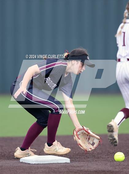 Thumbnail 3 in Round Rock @ Dripping Springs (UIL 6A Softball Bi-District Playoff) photogallery.