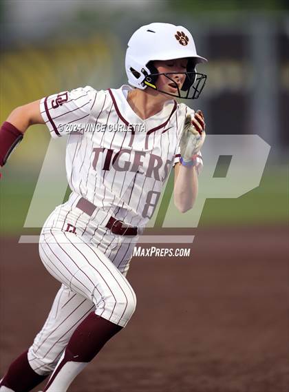 Thumbnail 1 in Round Rock @ Dripping Springs (UIL 6A Softball Bi-District Playoff) photogallery.