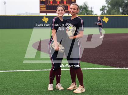 Thumbnail 1 in Round Rock @ Dripping Springs (UIL 6A Softball Bi-District Playoff) photogallery.