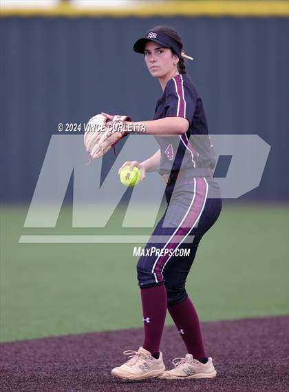 Thumbnail 3 in Round Rock @ Dripping Springs (UIL 6A Softball Bi-District Playoff) photogallery.